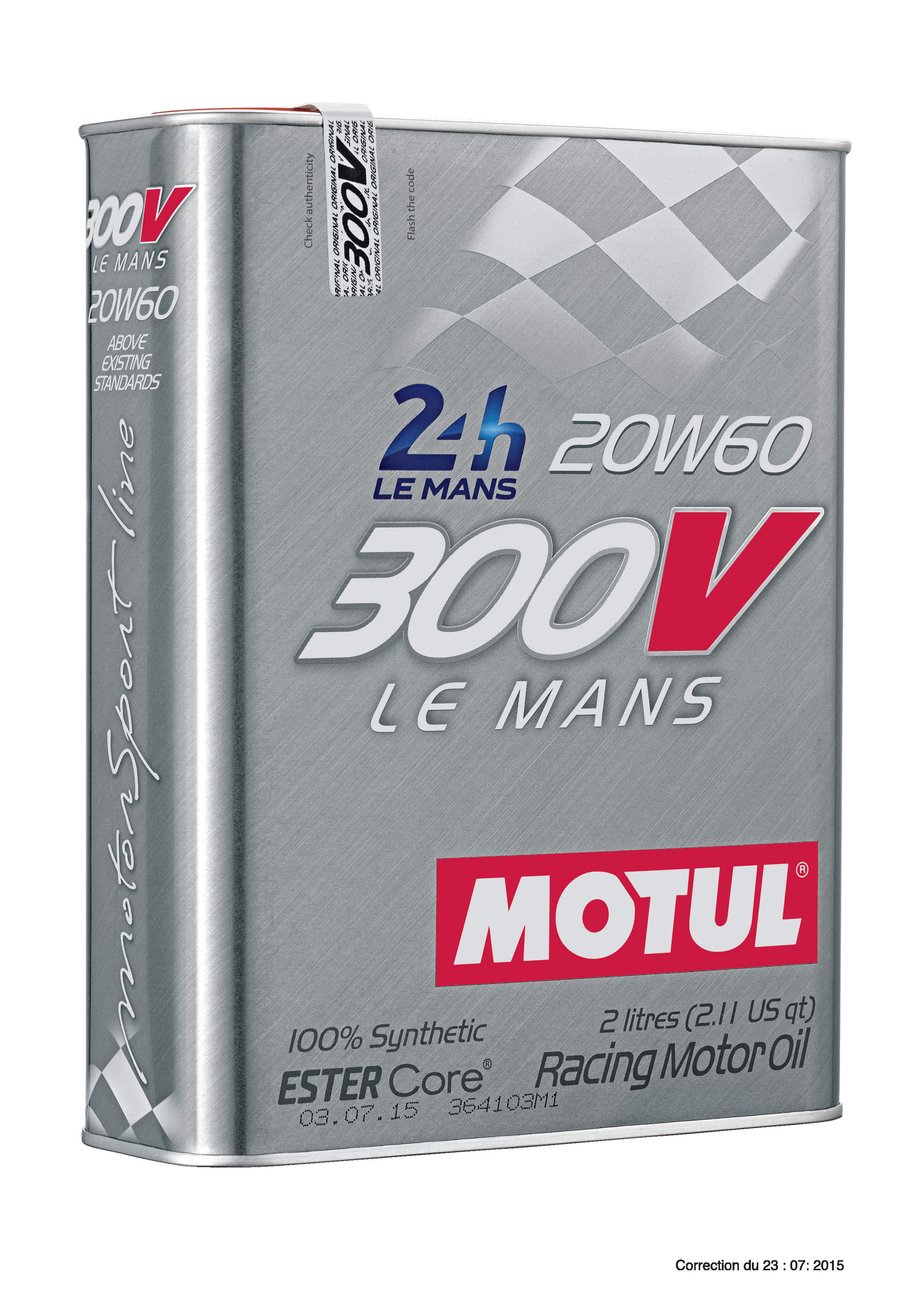 MOTUL 300V LE MANS 20W60 - 2L - Racing Engine Oil